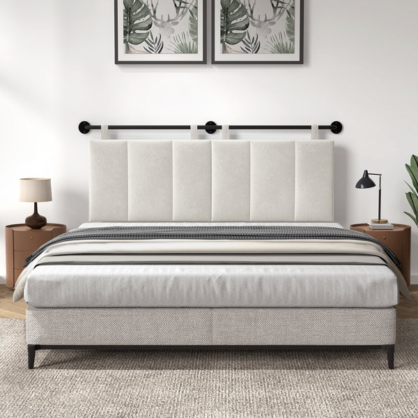 Mercer41 Kaymi Upholstered Headboard & Reviews Wayfair